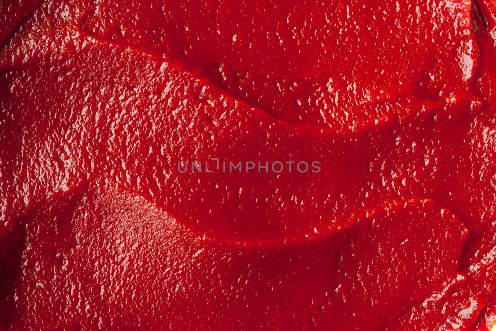Tomato paste texture close-up horizontal