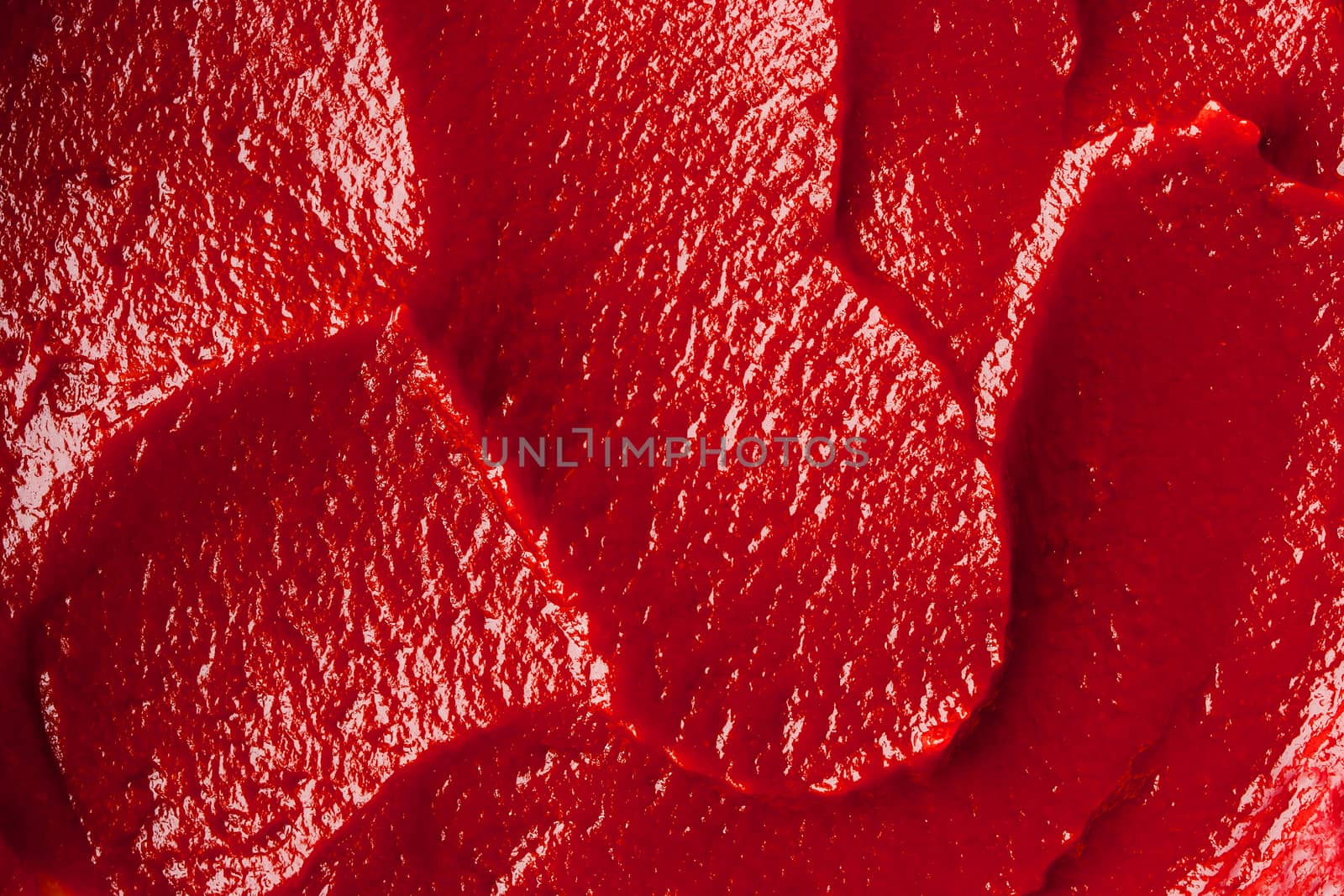 Tomato paste texture close-up horizontal