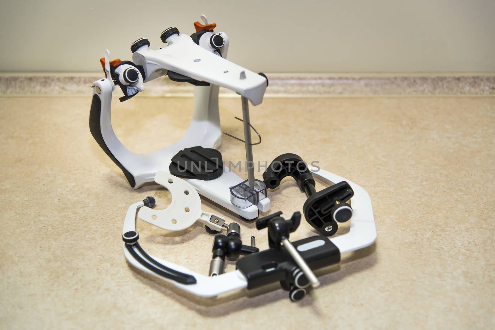 Articulator and face bow - prosthetic equipment