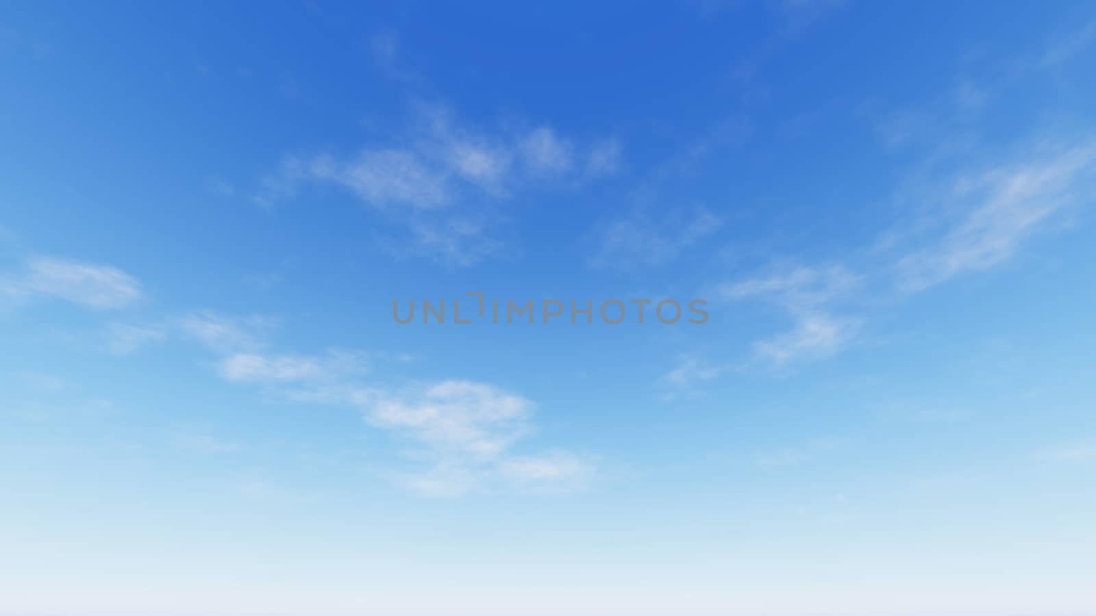 Cloudy blue sky abstract background, blue sky background with tiny clouds, 3d rendering

