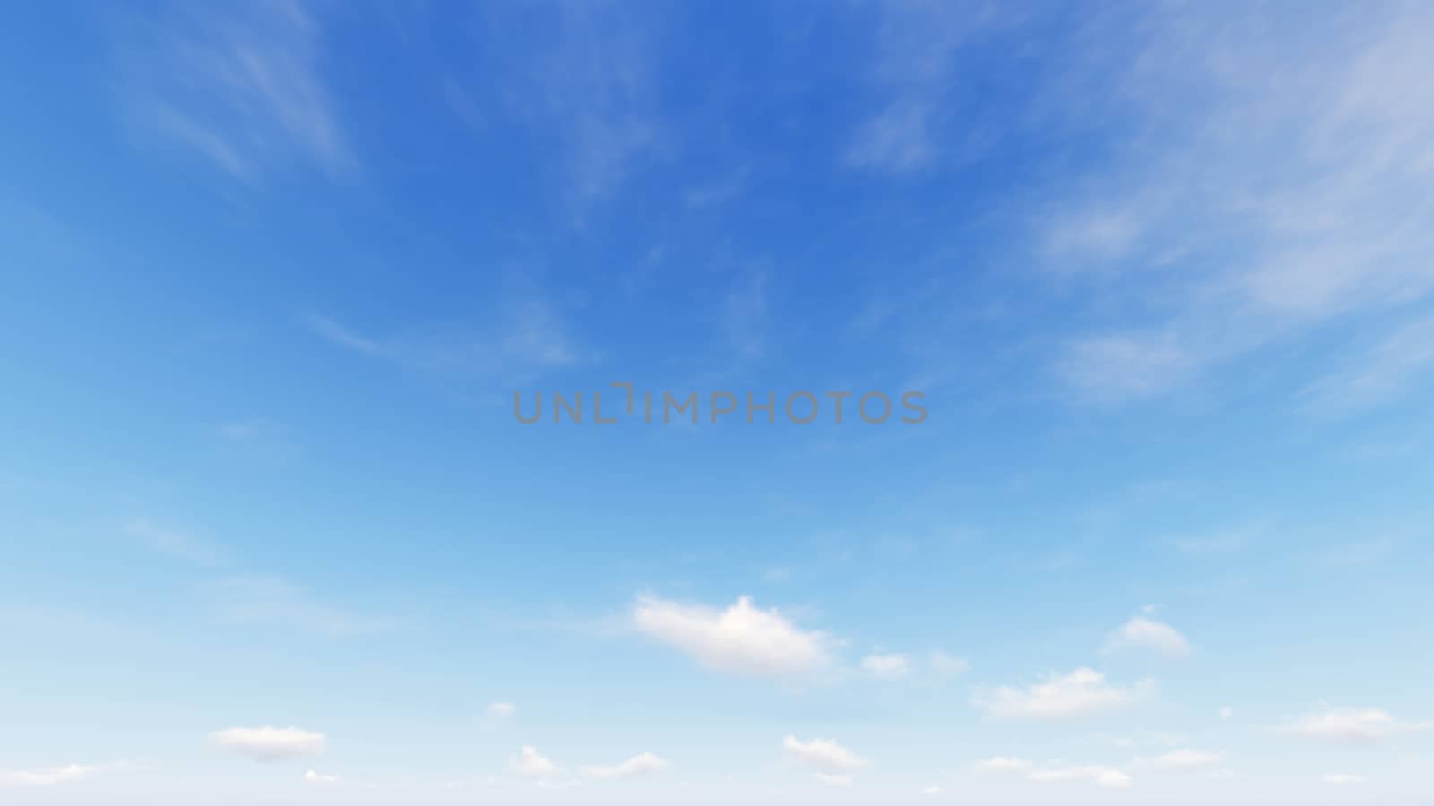 Cloudy blue sky abstract background, blue sky background with tiny clouds, 3d rendering

