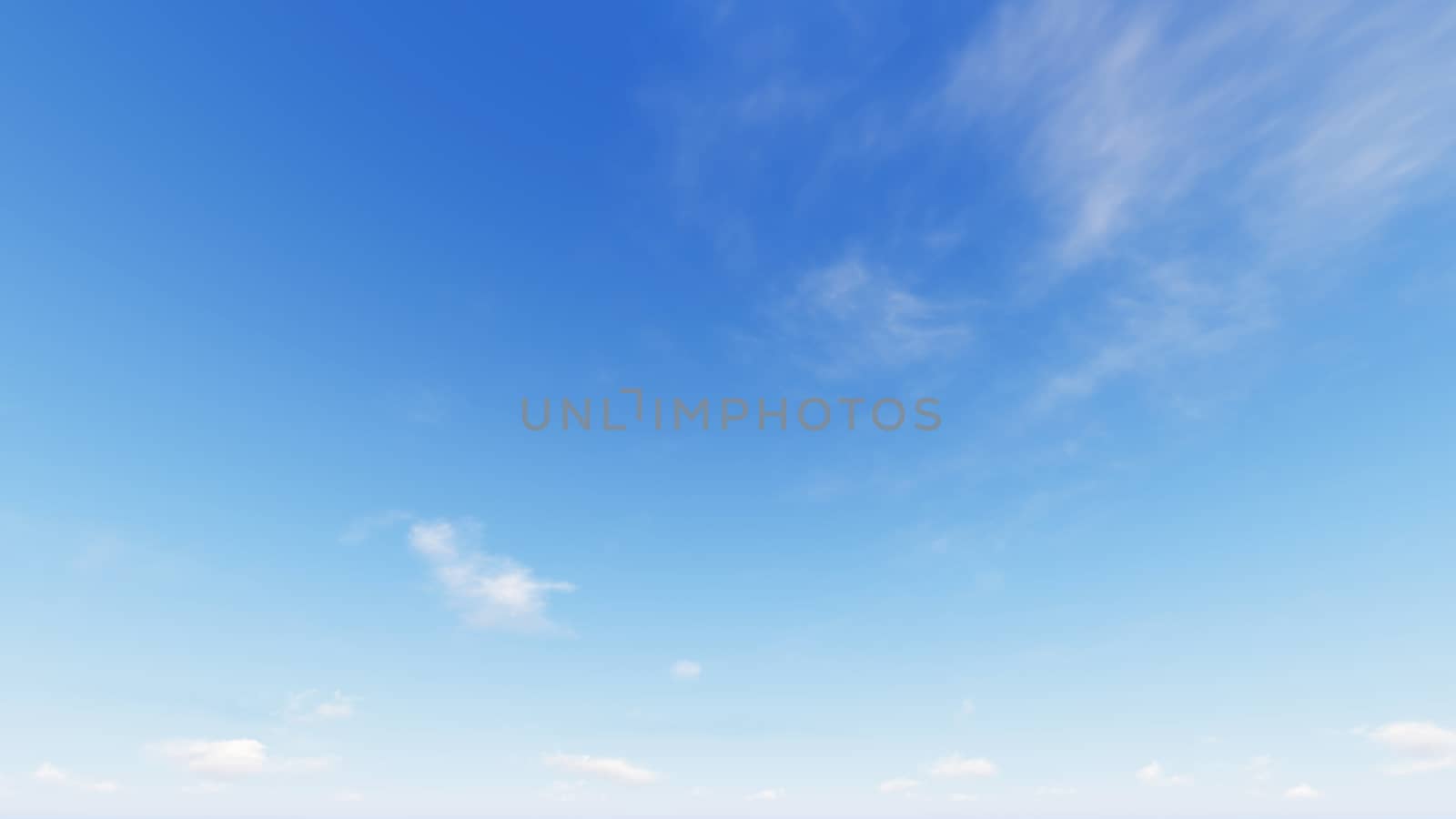 Cloudy blue sky abstract background, blue sky background with tiny clouds, 3d rendering

