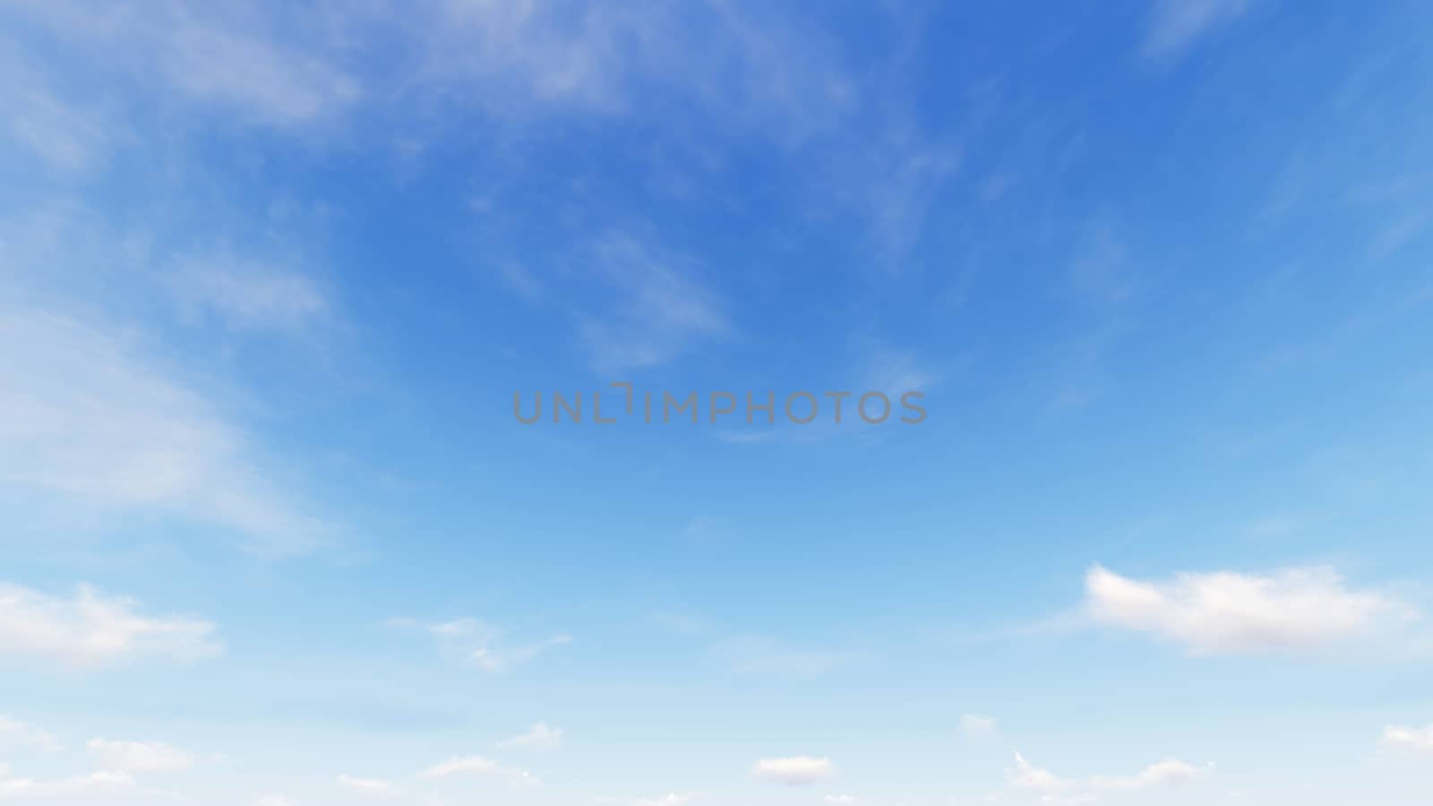 Cloudy blue sky abstract background, blue sky background with tiny clouds, 3d rendering

