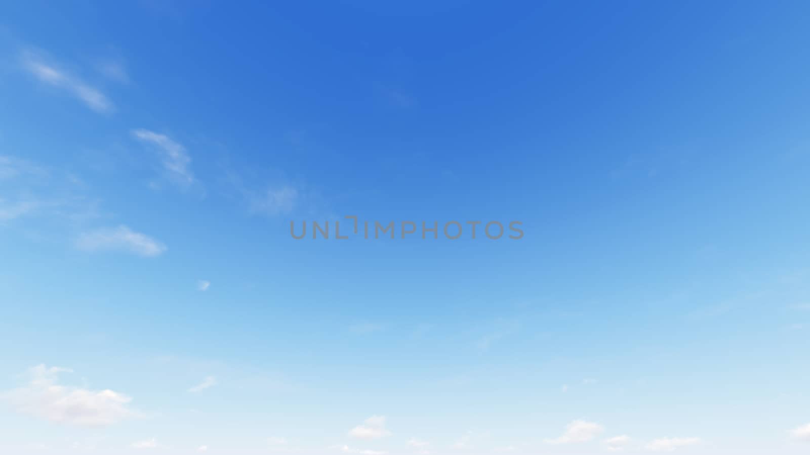 Cloudy blue sky abstract background, blue sky background with tiny clouds, 3d rendering

