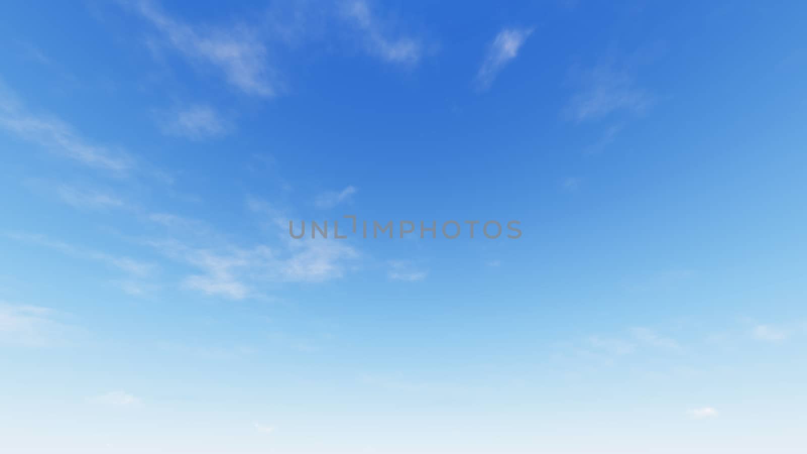 Cloudy blue sky abstract background, blue sky background with tiny clouds, 3d rendering

