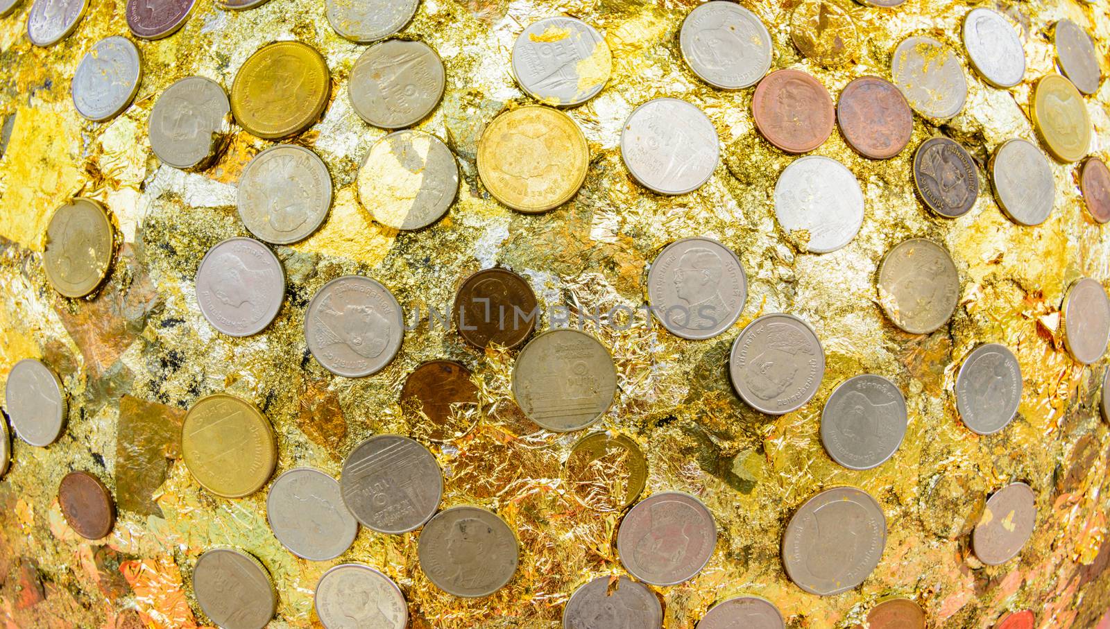 Thai Coins in Temple2 by ahimaone