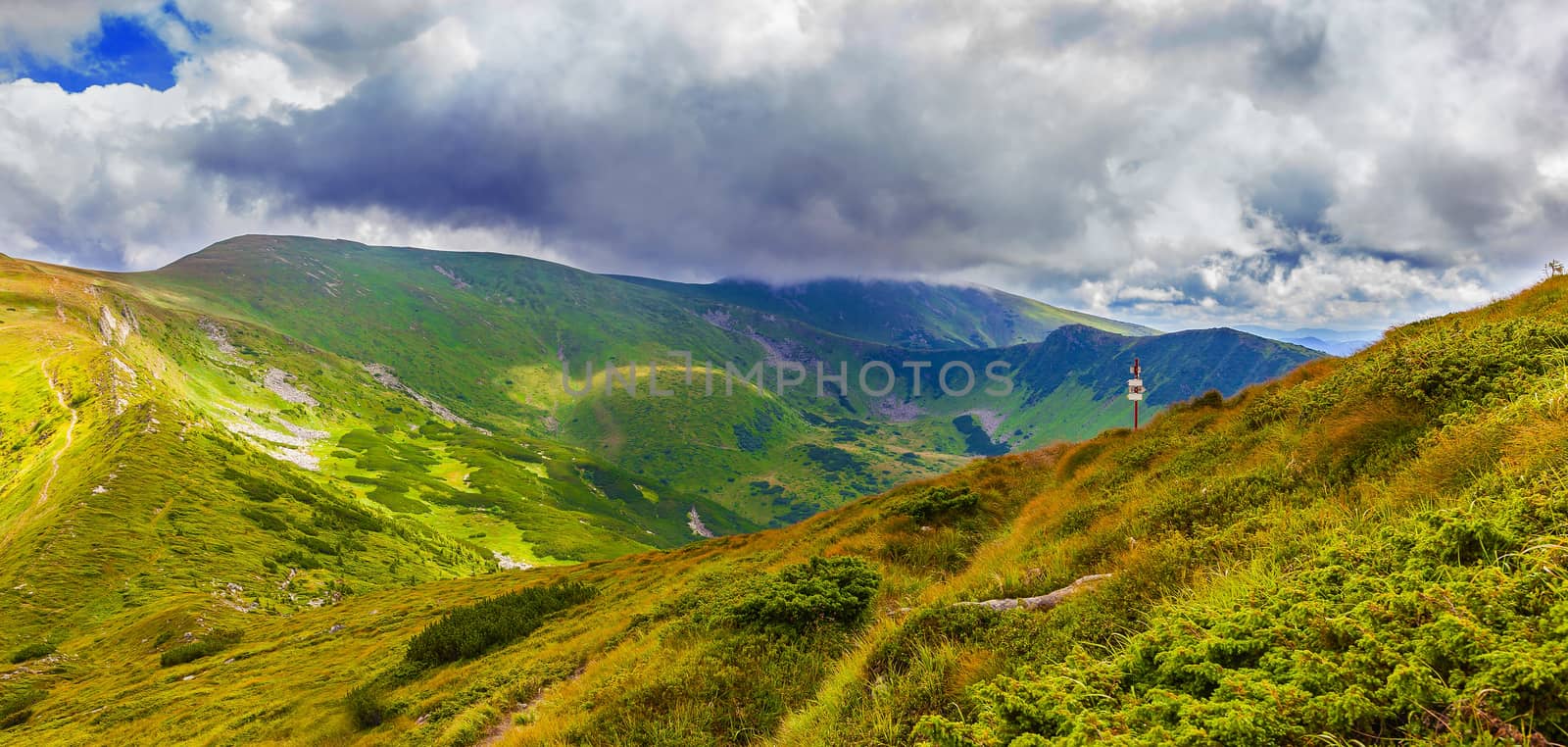 Montenegrin ridge in Carpathians by MegaArt