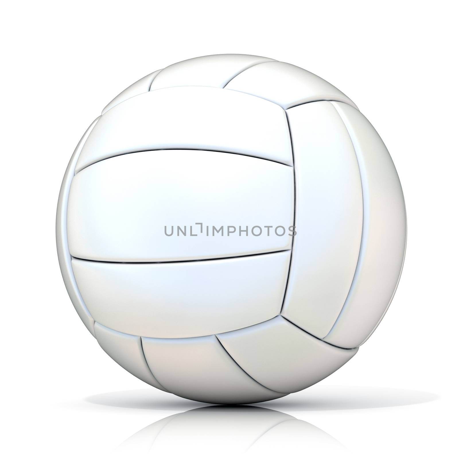 White volleyball ball by djmilic