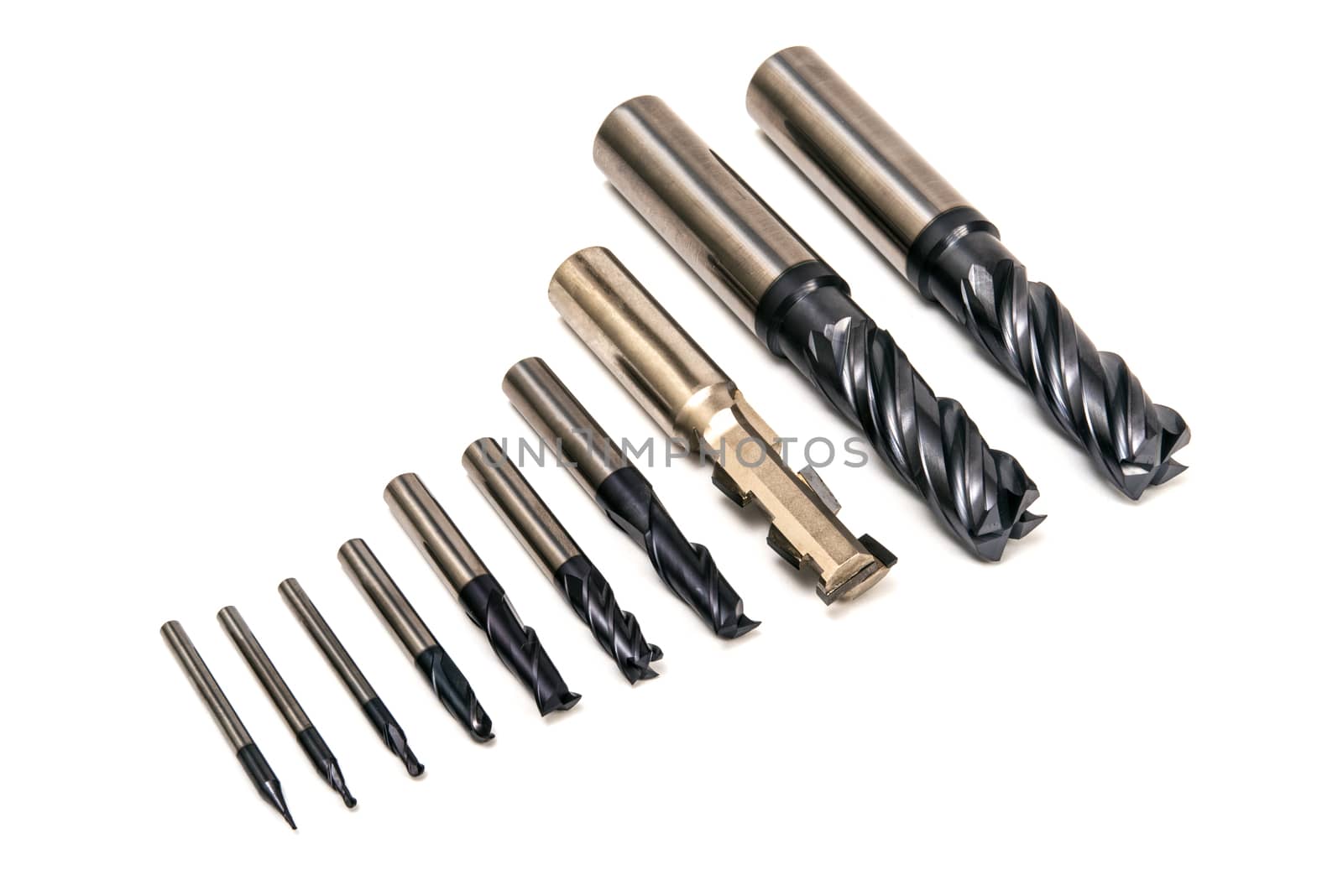 Drill Bits Set Industrial Tools by praethip