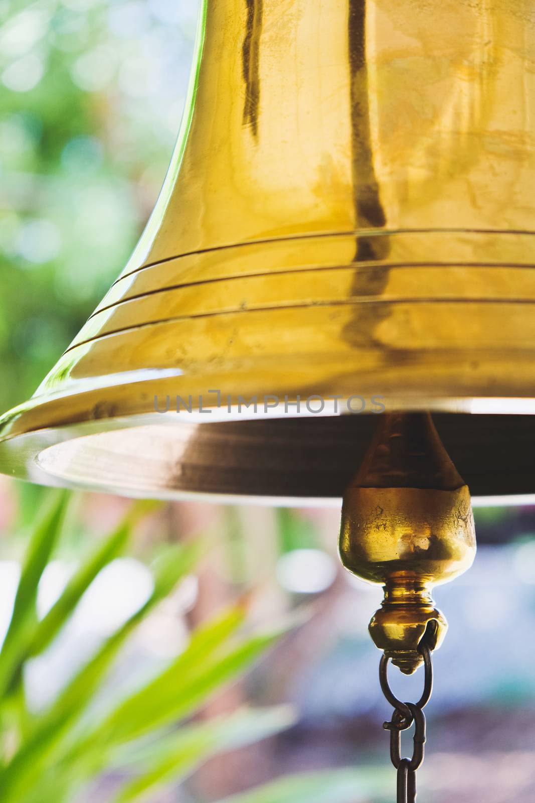golden bell in railway station