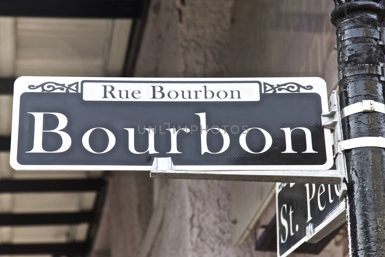 Bourbon Street in New Orleans, Jazz Festival, Louisiana, USA