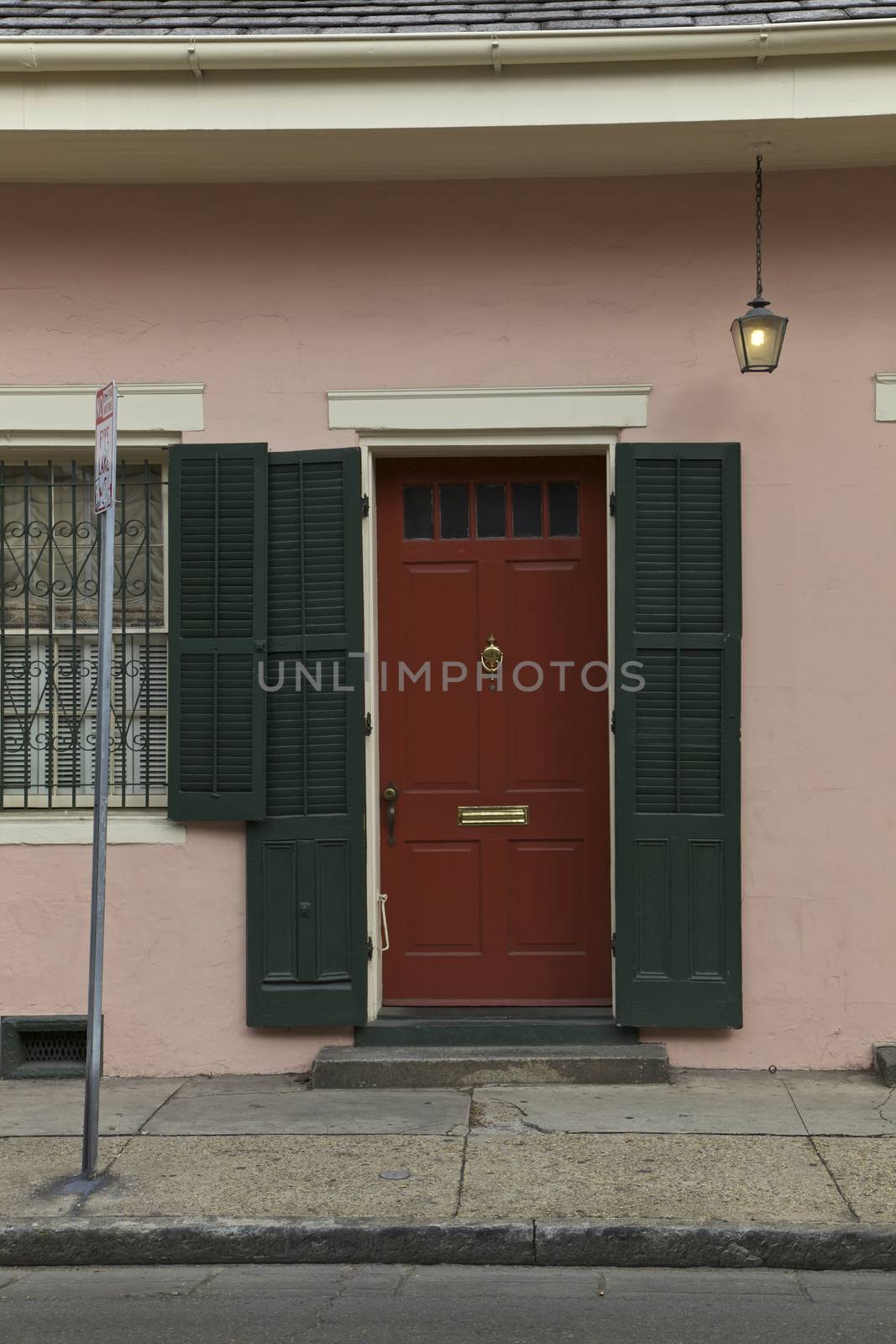 New Orleans architecture in French Quarters, United States of America