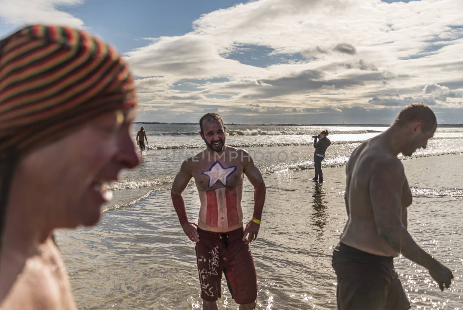 The annual Lobster Dip Plunging  by edella