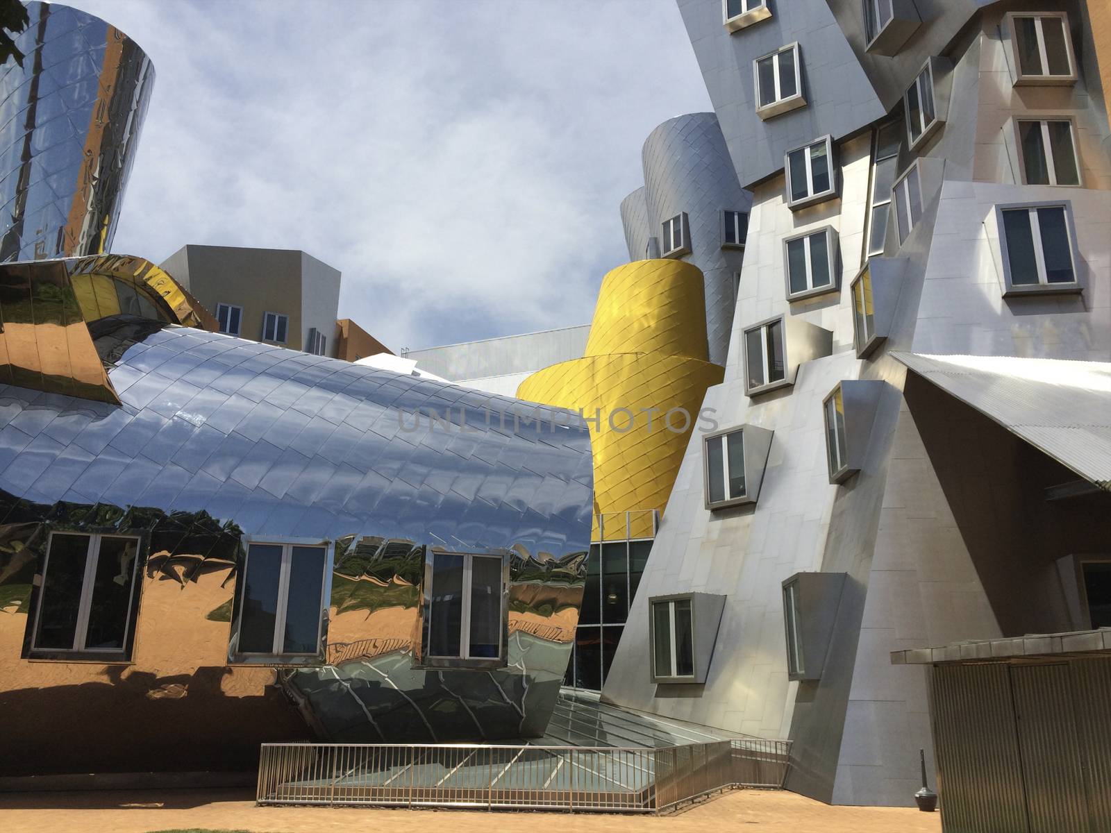 Boston - June 06: Ray and Maria Stata Centre. Photo taken on June 06, 2014 in Cambridge, Massachusetts, USA. Prize winning architect Frank Gehry.