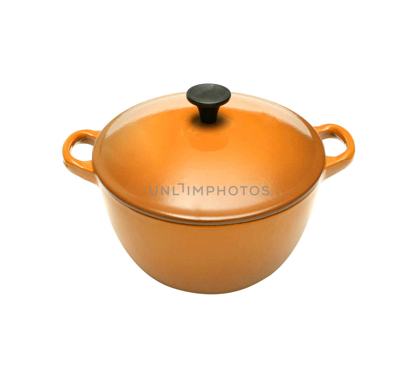 Orange casserole dish or crock pot by ozaiachin