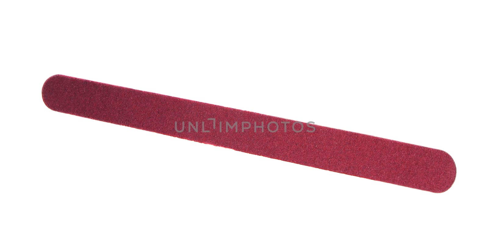 nail file on a white background