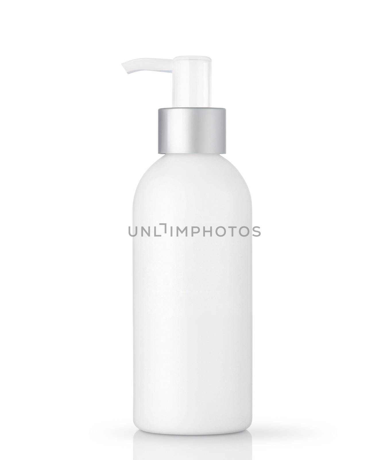 hand sanitizer soap dispenser on white background