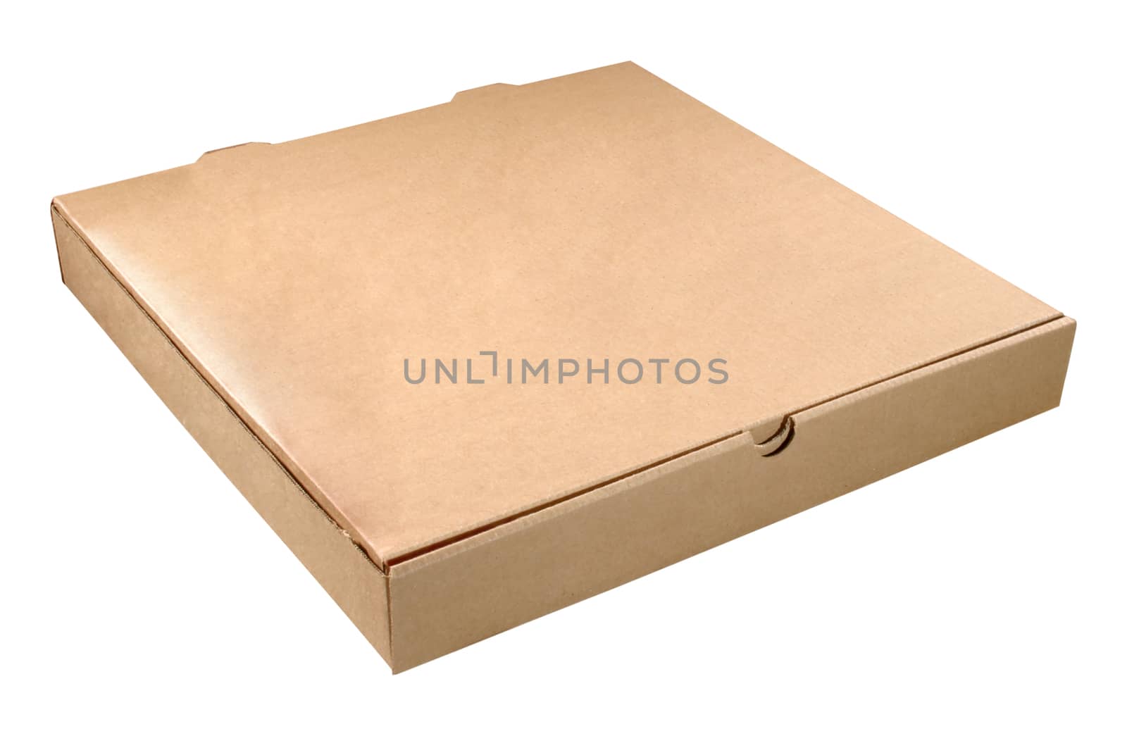 Pizza box isolated on a white background