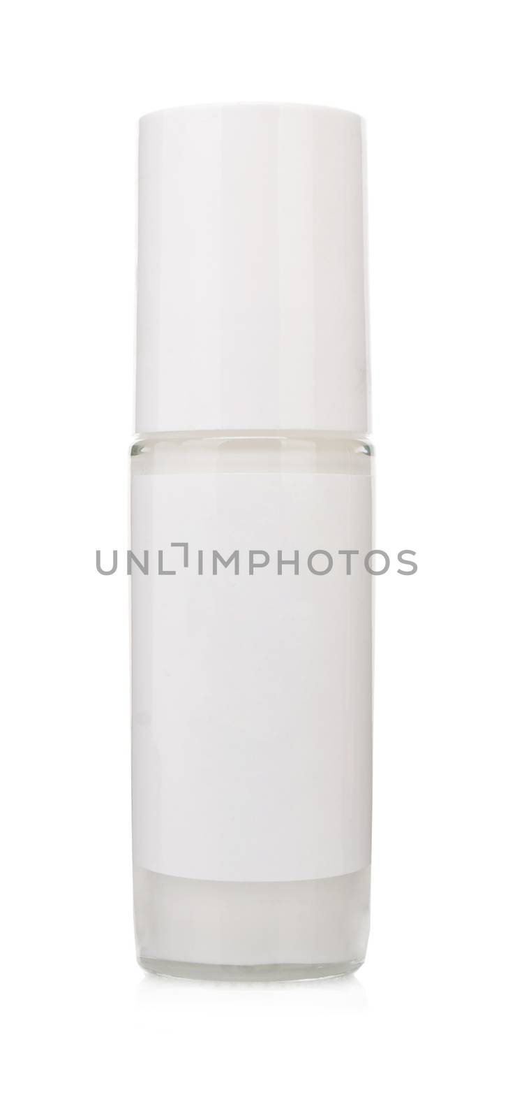 nail polish bottle on white background