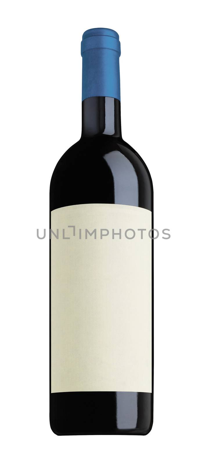 red wine and a bottle isolated by ozaiachin