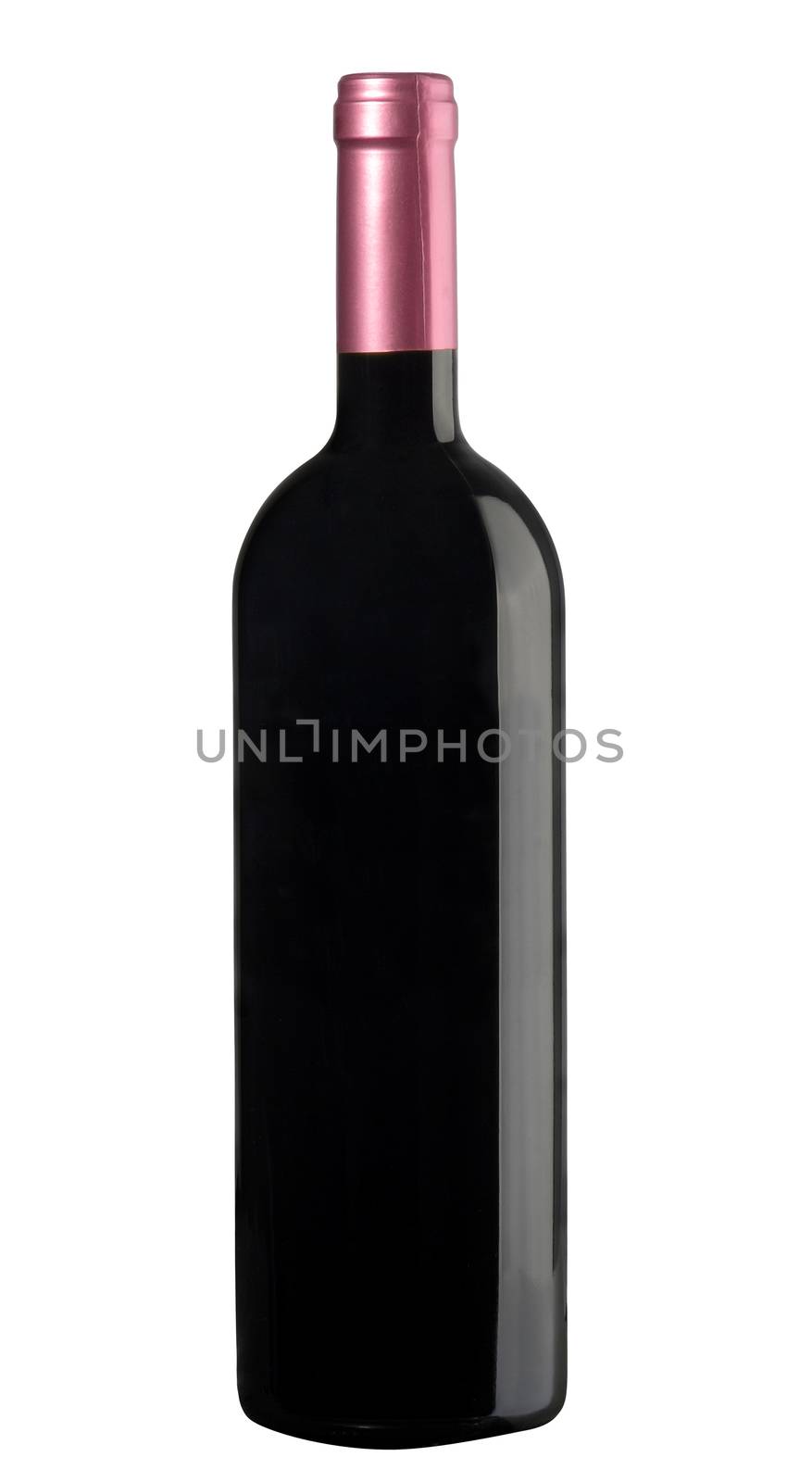 red wine bottle isolated by ozaiachin