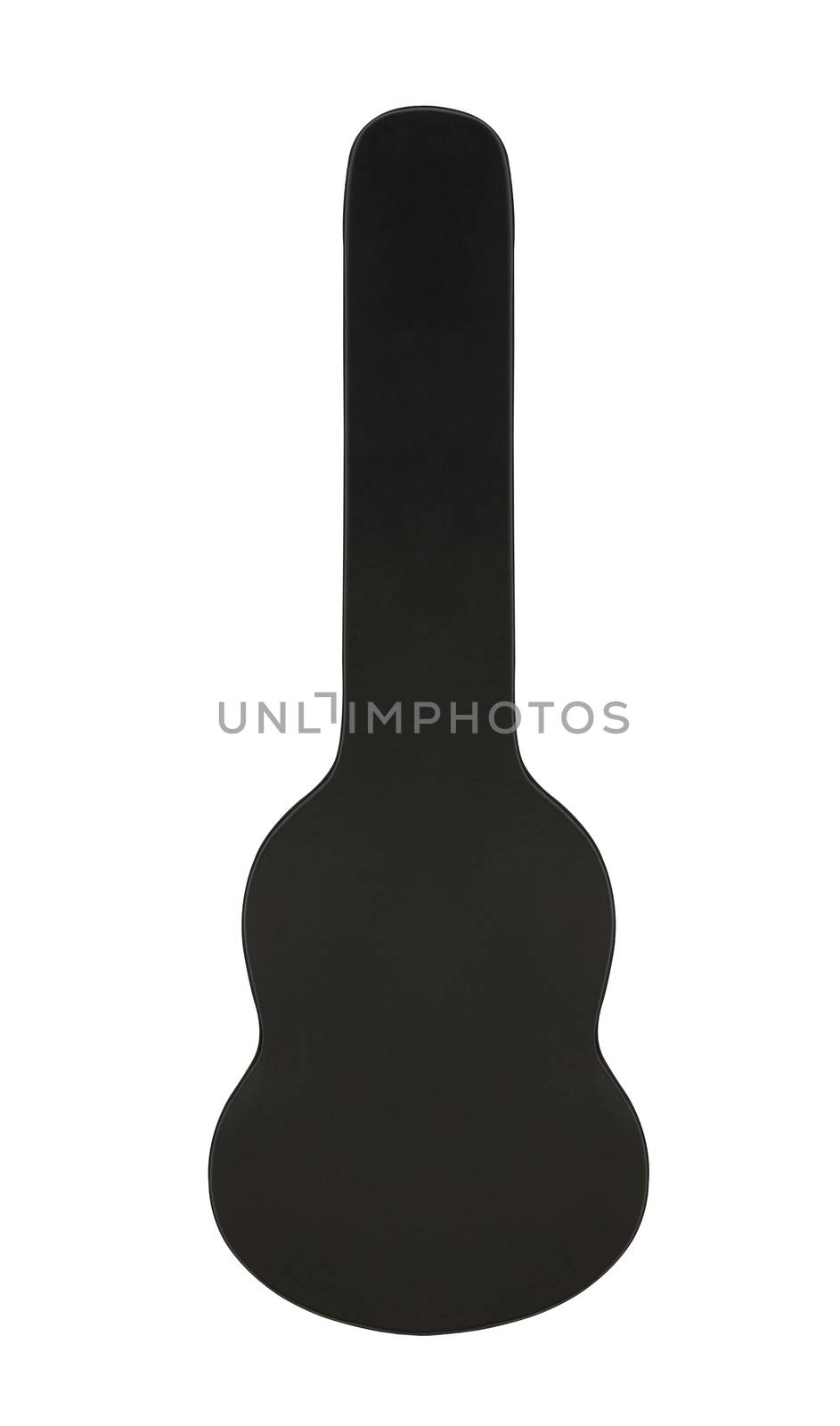 The Old Guitar case on white background