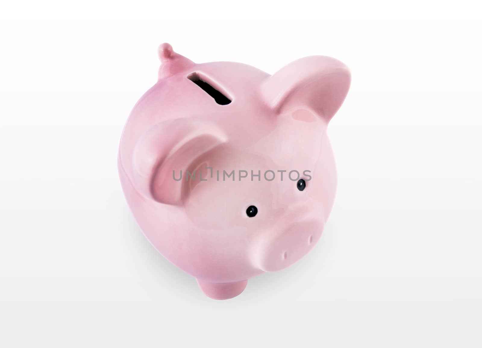 Piggybank isolated on white background by simpson33