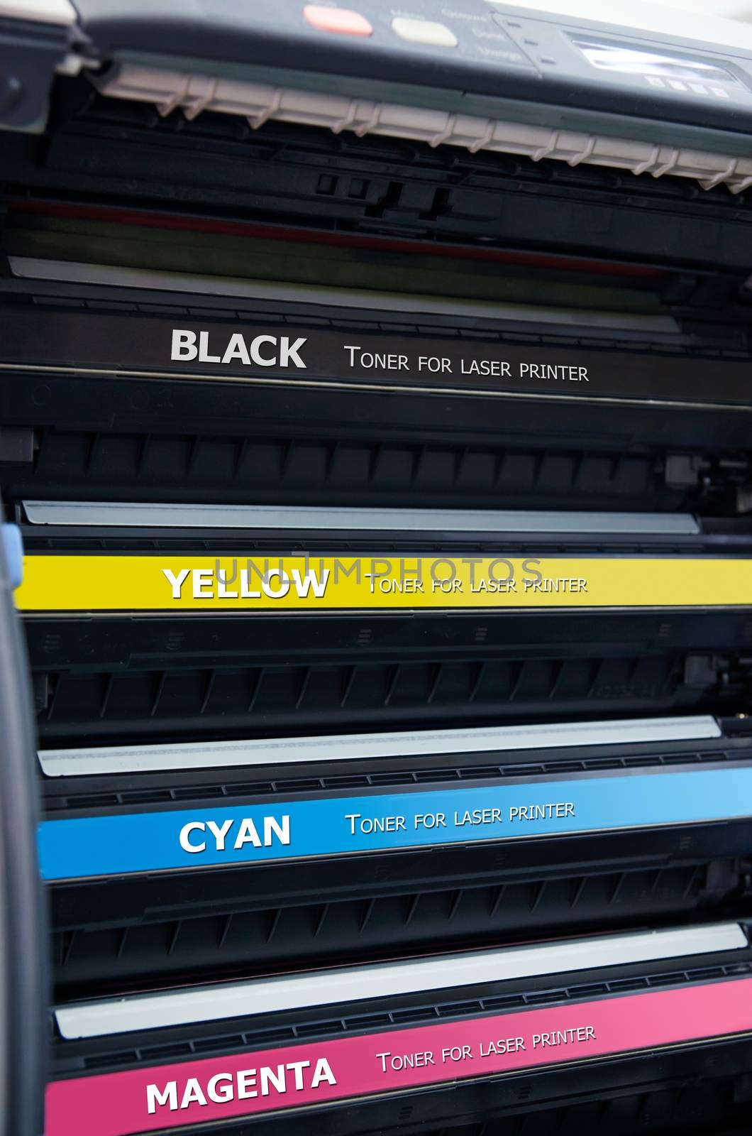 Color laser printer toners cartridges 