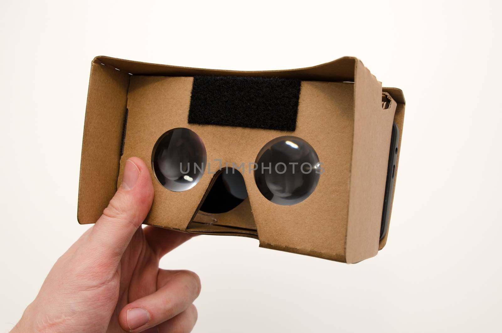Virtual reality cardboard glasses. Easy way to watch movies in 3 by simpson33