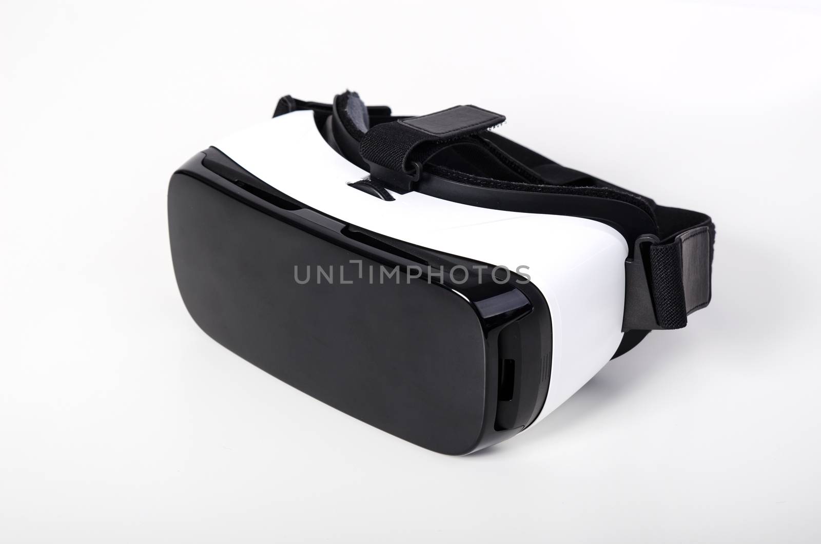 Modern virtual reality glasses. Easy way to watch movies in 3D