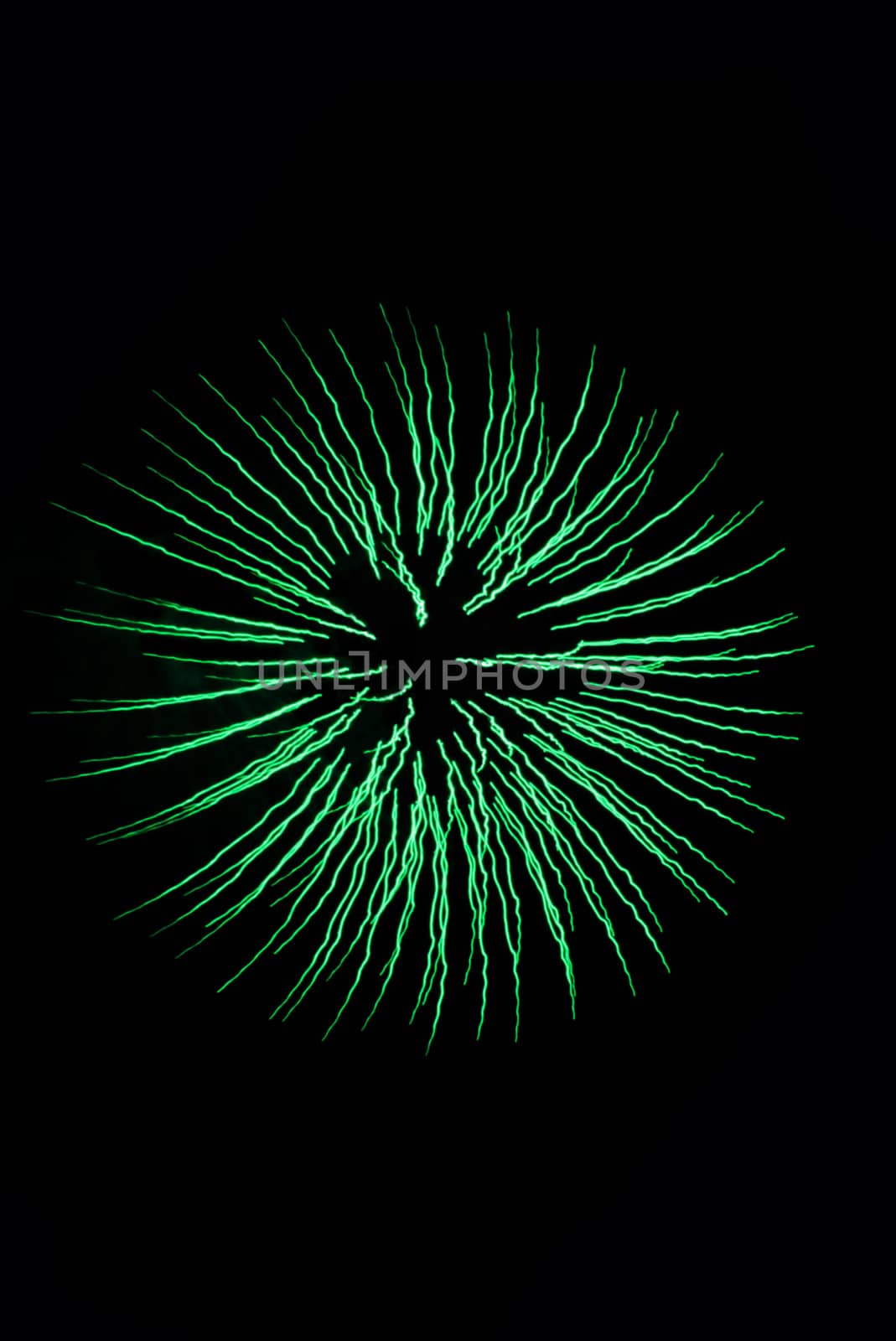 Green Fireworks