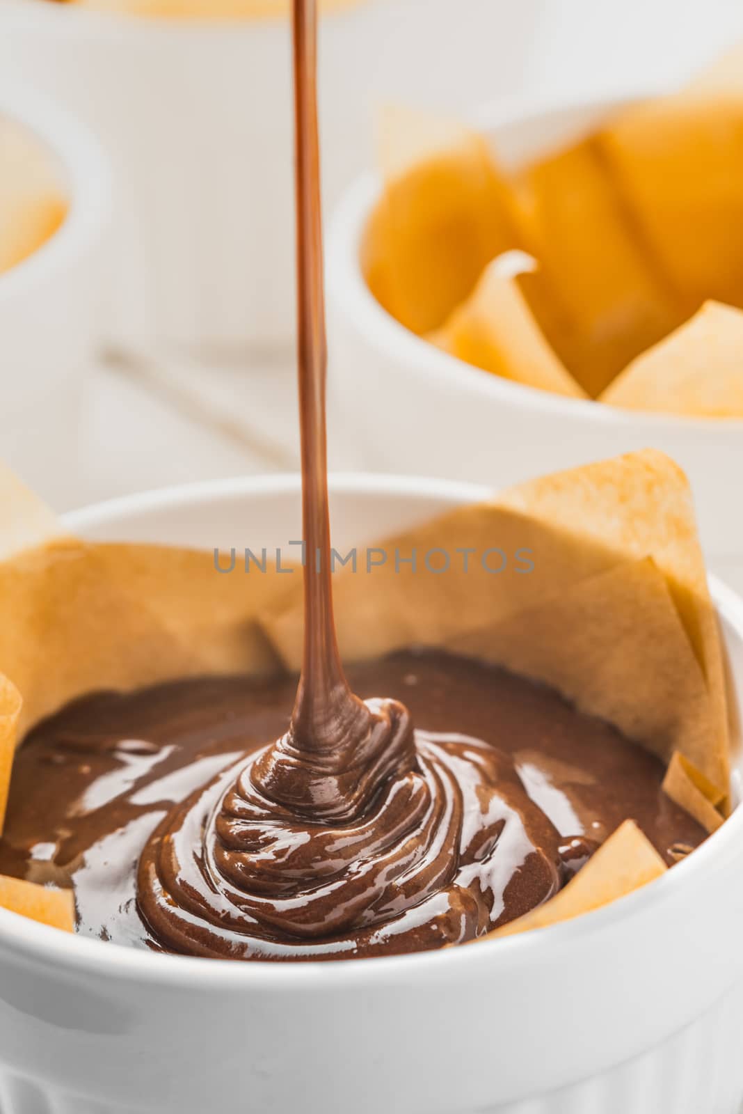 Chocolate fondant preparation