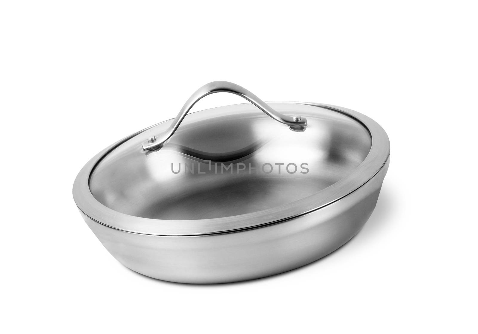 Silver cooking pot