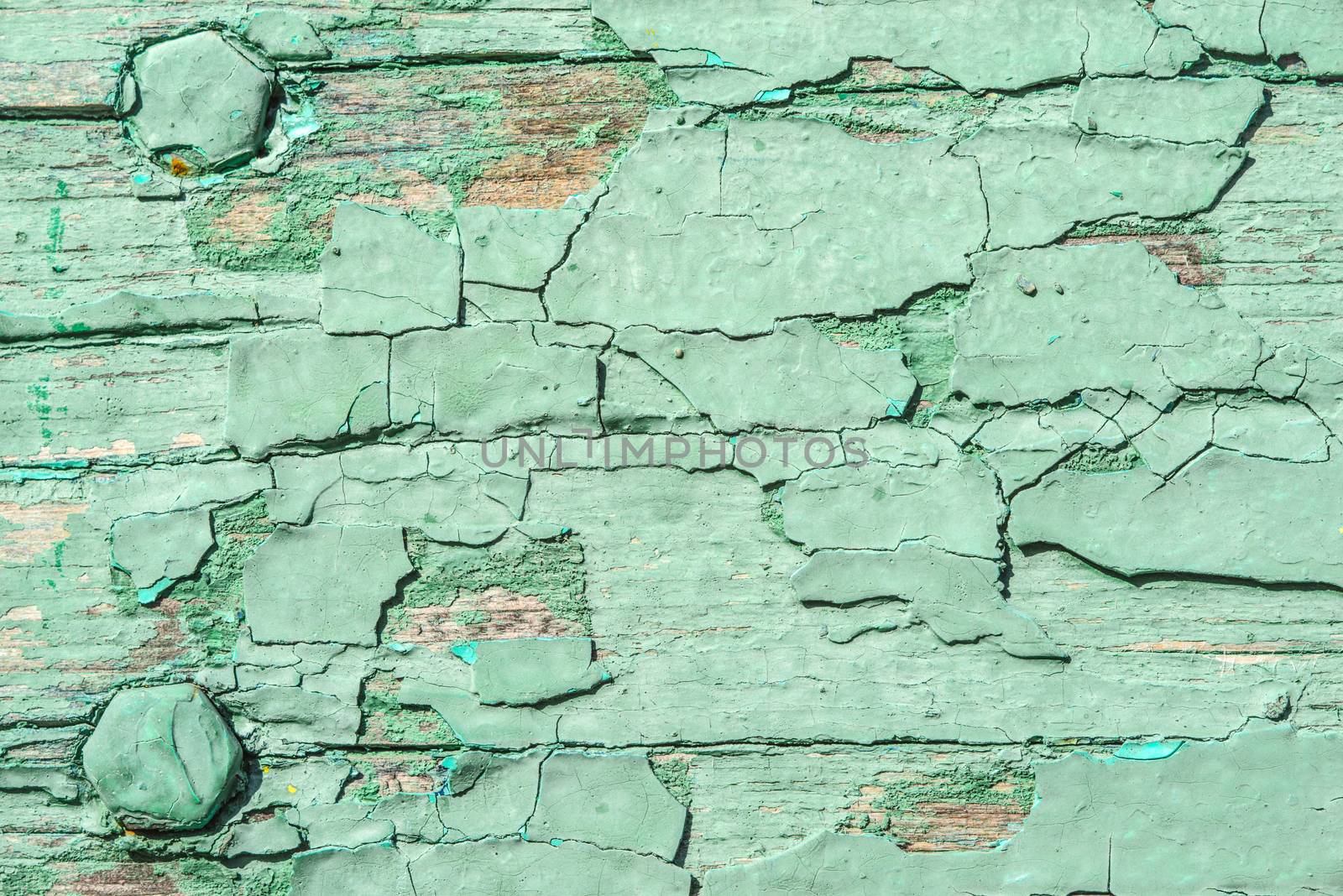 Old wooden painted cracked background