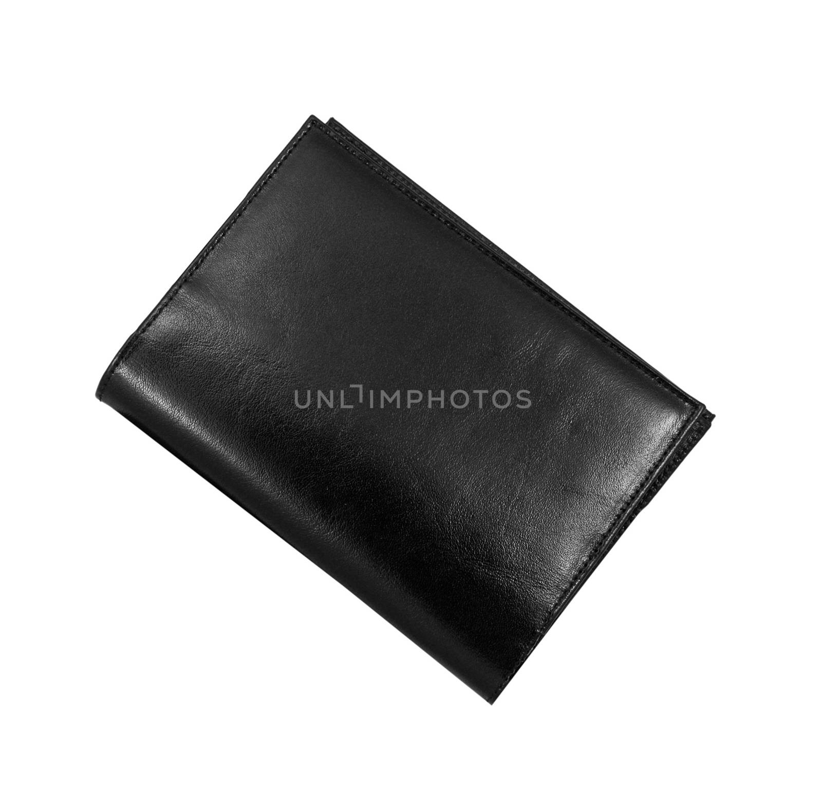 black wallet isolated
