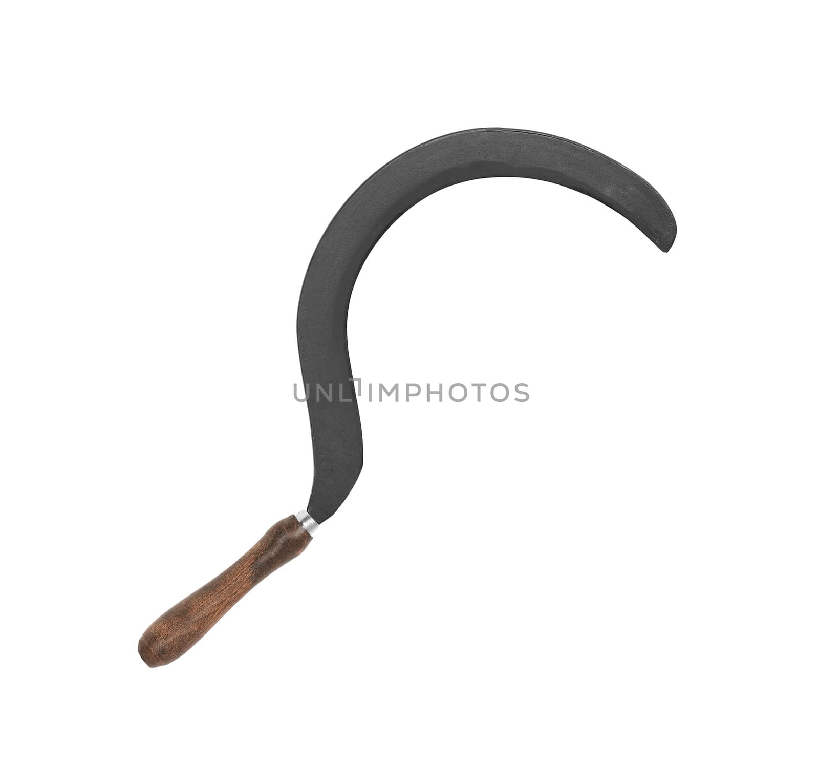 vintage rusty grain sickle