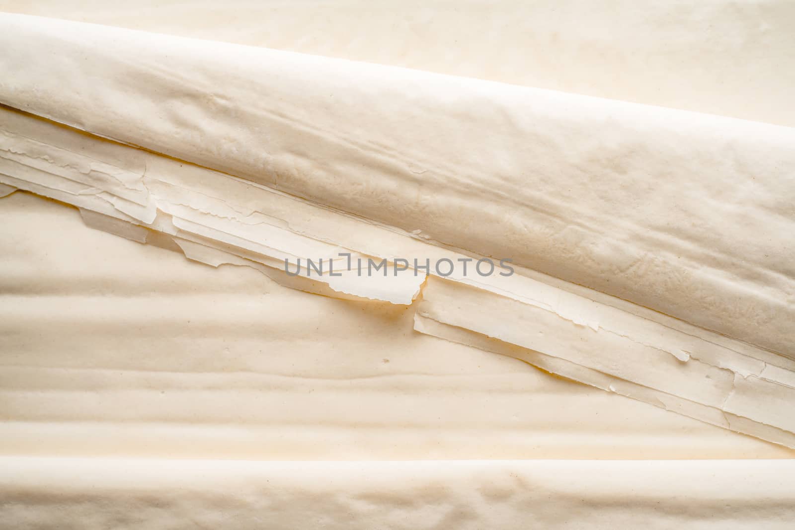 Filo dough sheets background by Deniskarpenkov