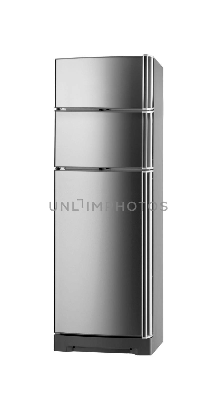 clipping path of freezer on the plain background