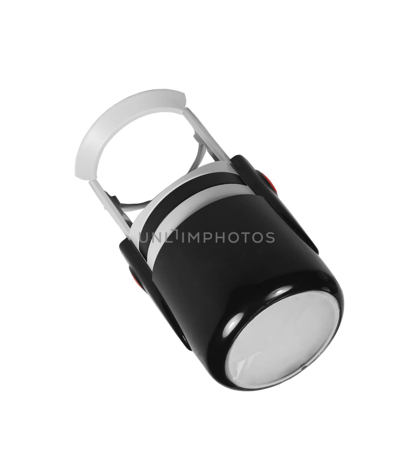 Black stamp isolated on white background