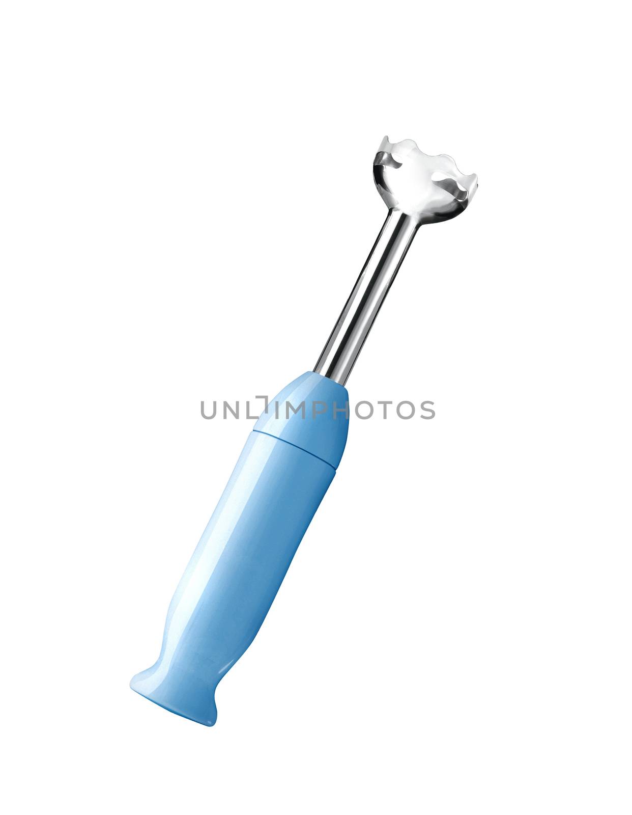 small electric blender on white