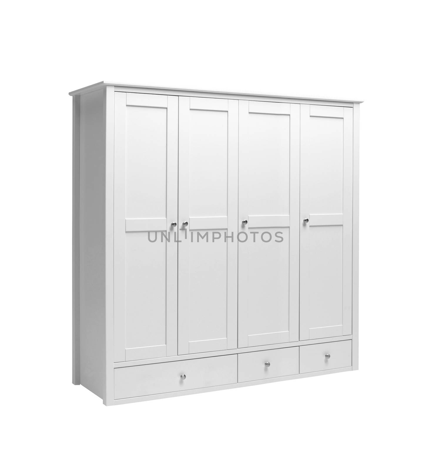 Retro style white cabinet