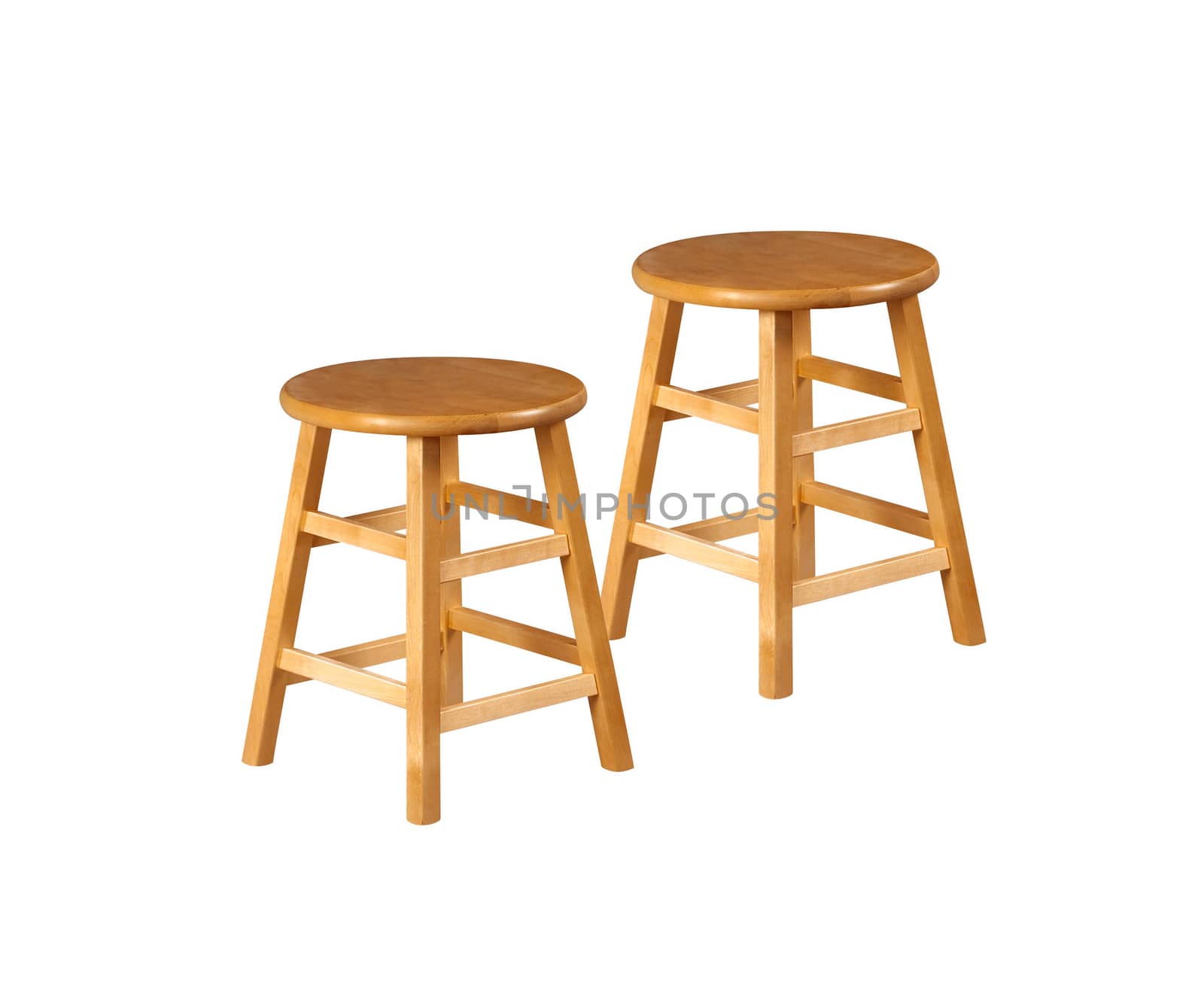 Small Stools in white background