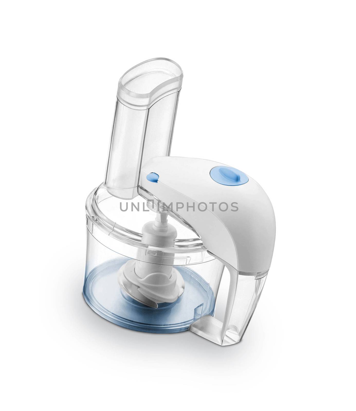 Food processor isolated on a white background