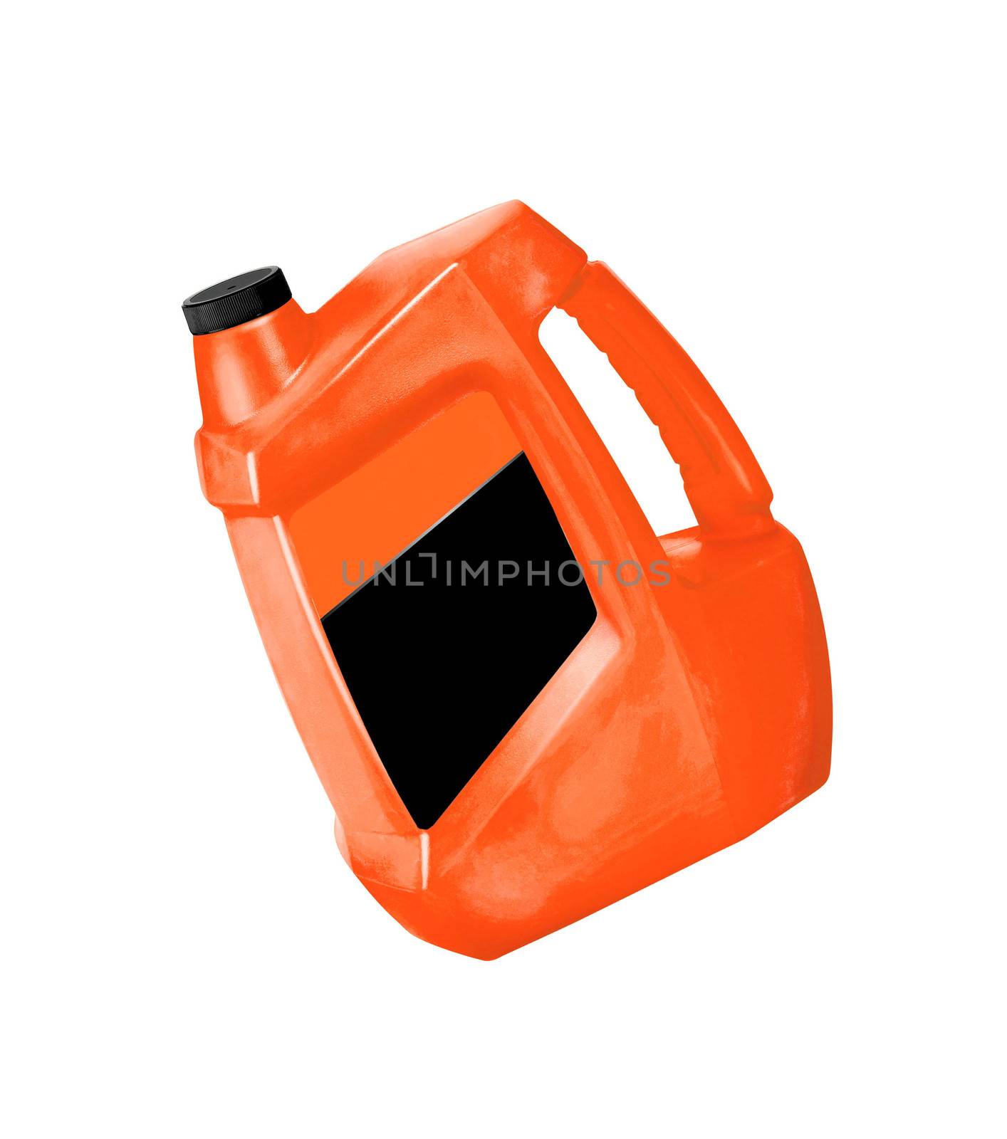 orange Oil canister isolated on a white background