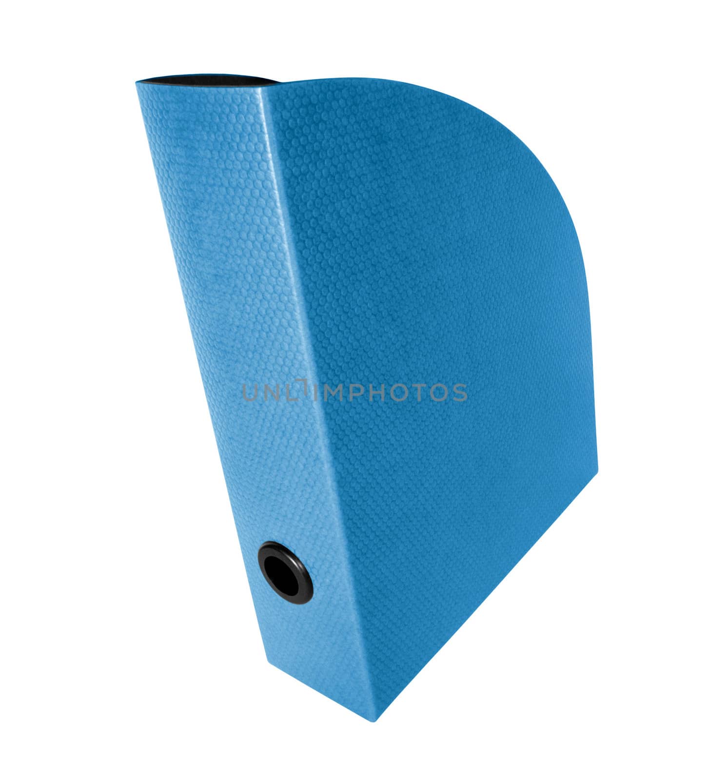 office bluw folder isolated on white