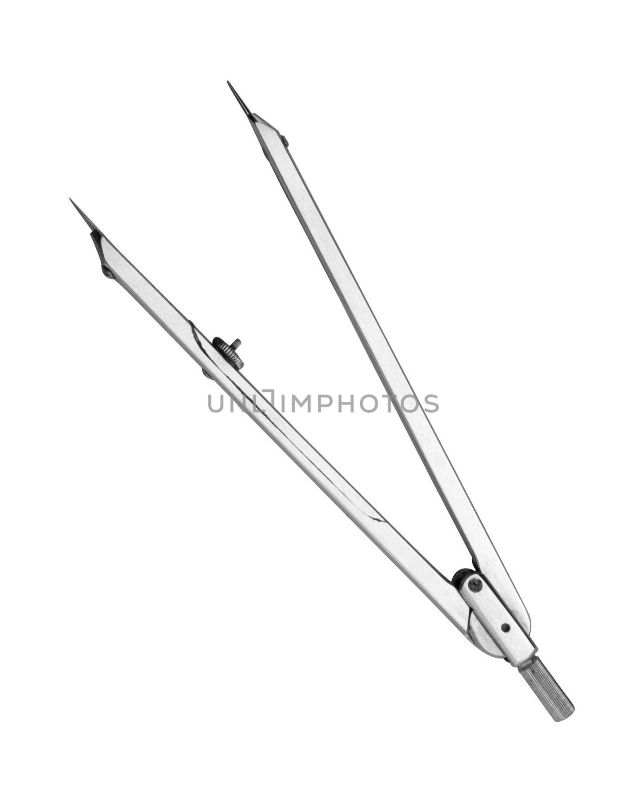 drafting compass isolated