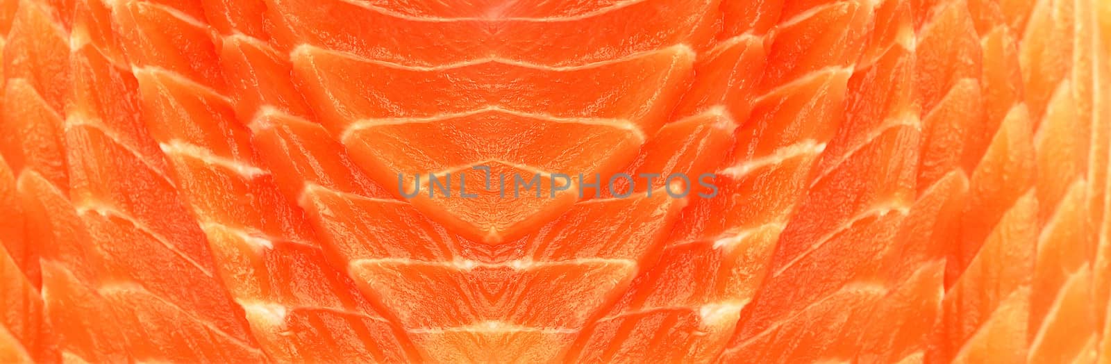 Fresh red salmon texture. Closeup