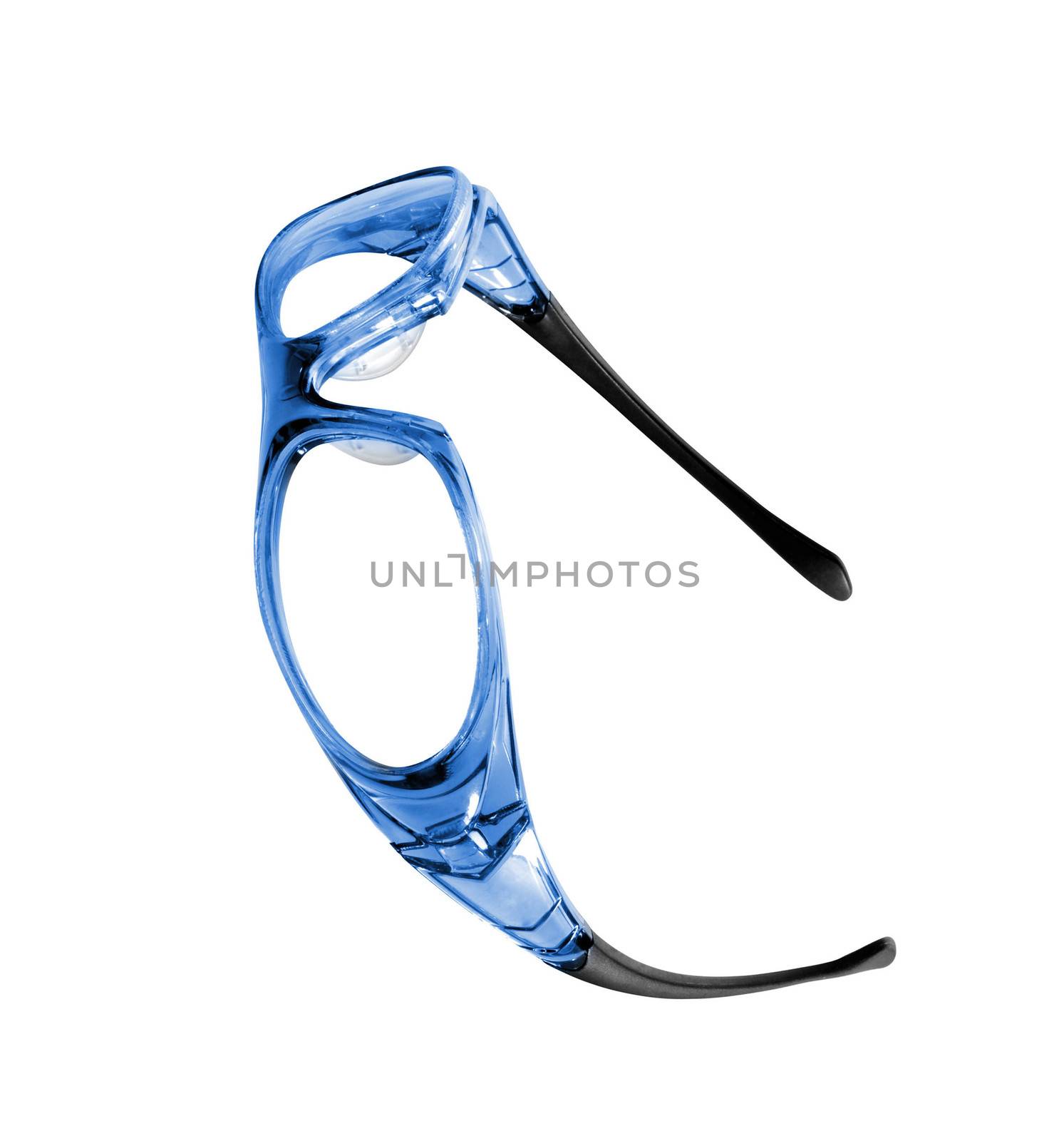 safety glasses isolated