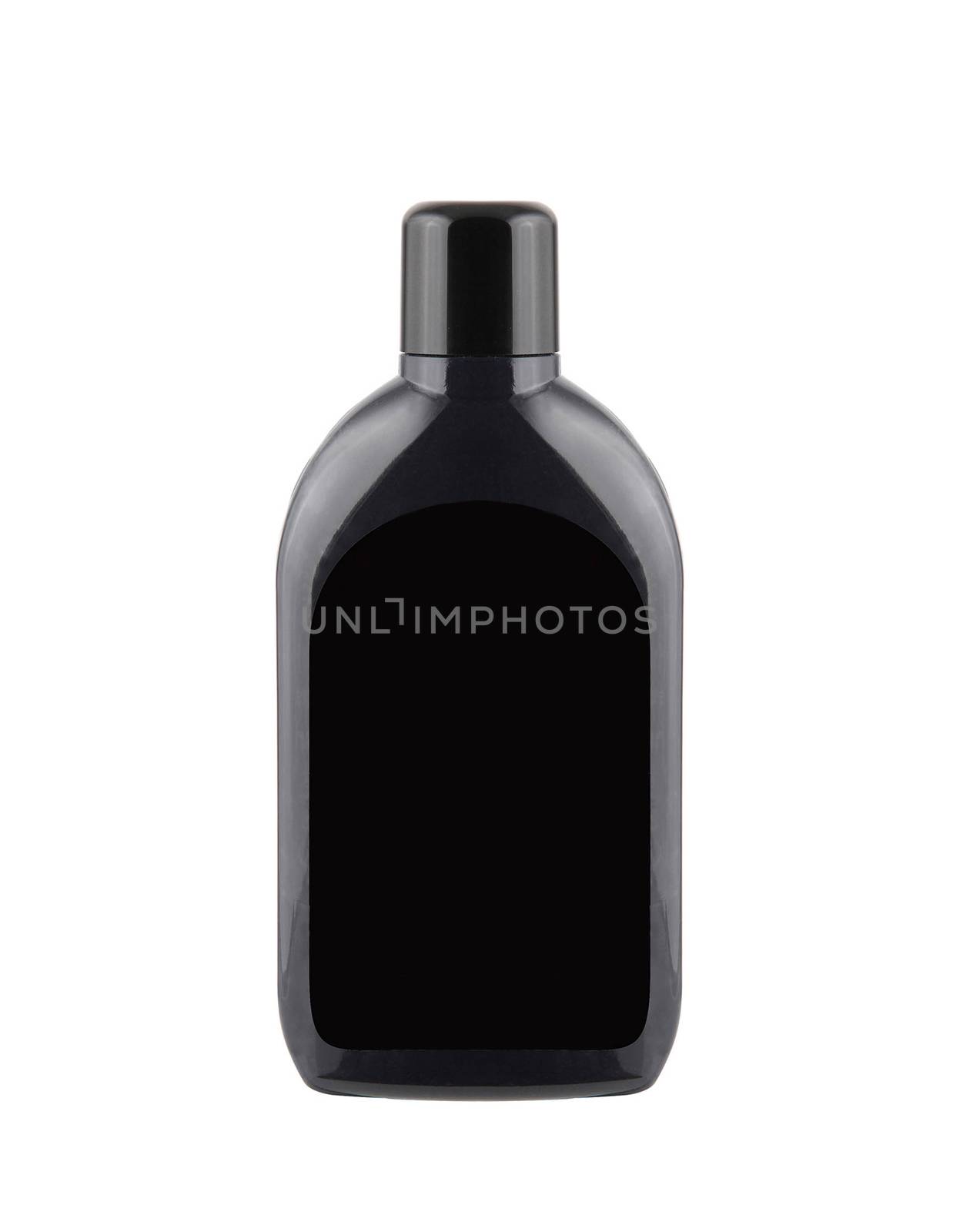 Cosmetic black bottle
