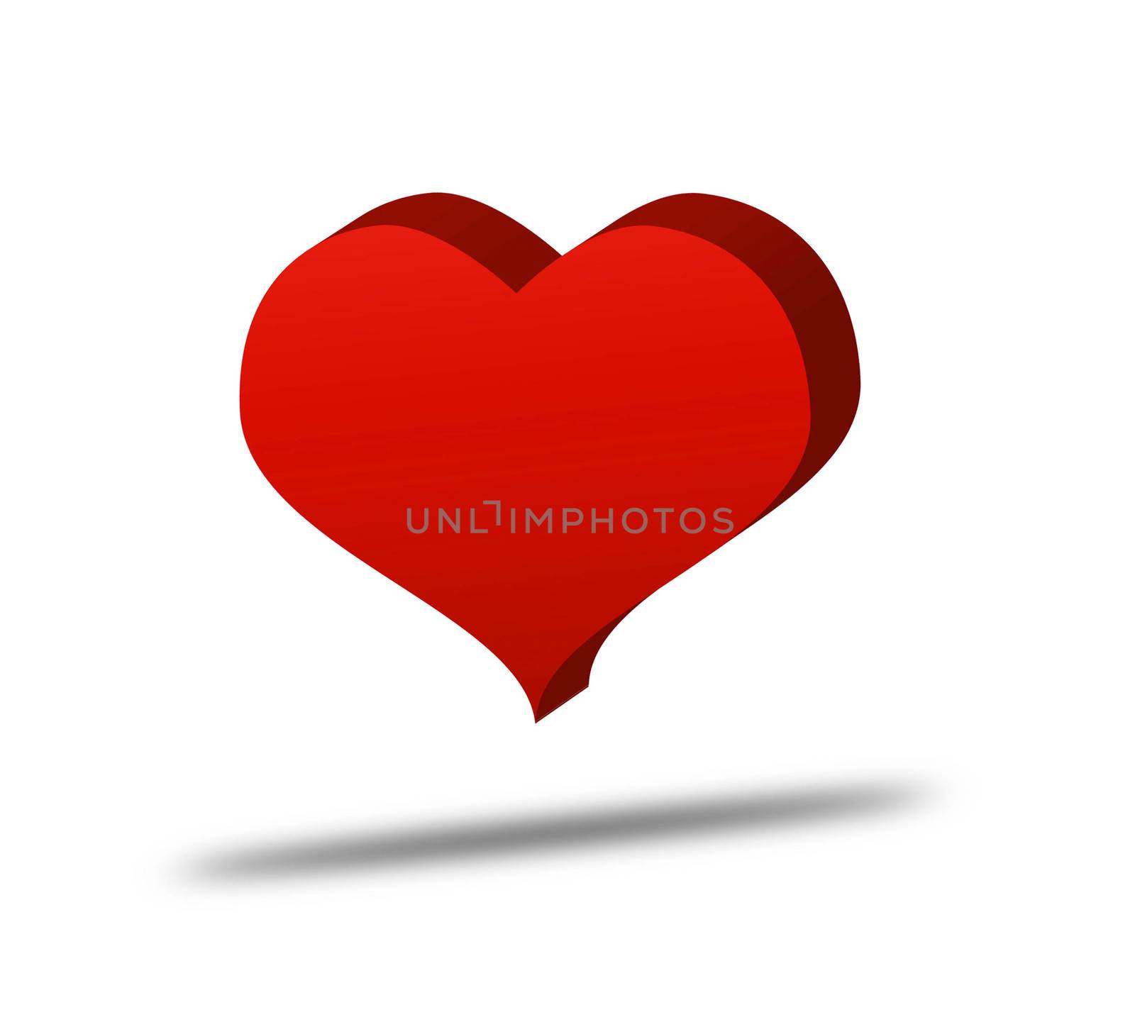 empty post card, isolated on illustration background